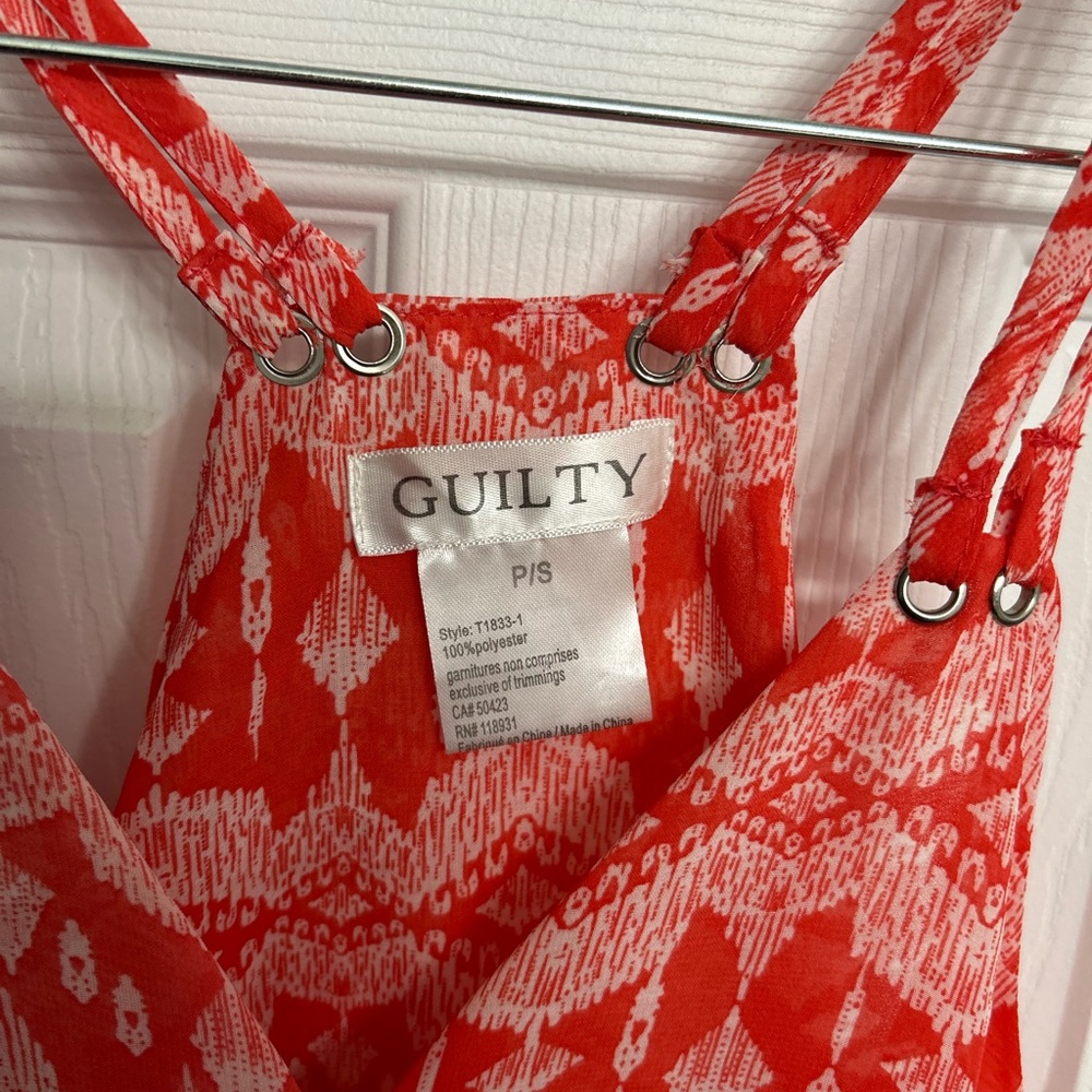 ✨ Guilty patterned Tank Top - Picture 2 of 3